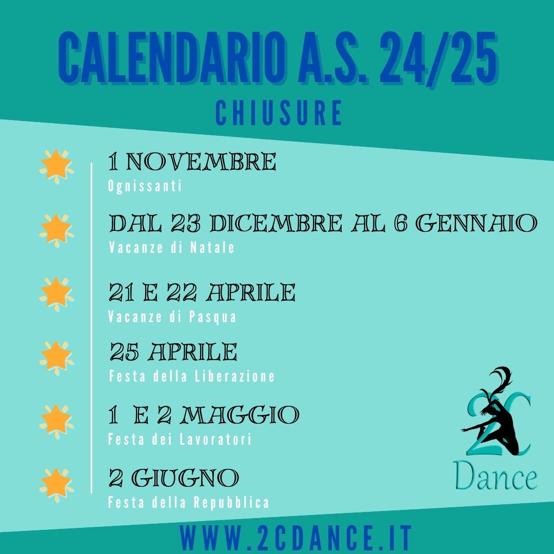 Calendario A.S. 2024-2025